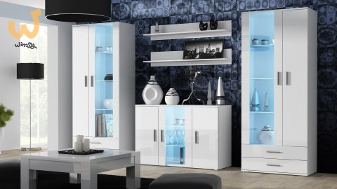 Witryna SOHO S6 2D2S biały/ biały połysk Witryna SOHO S6 2D2S biały/ biały połysk