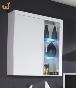 Witryna wisząca SAMBA (Unit 4) biały/biały połysk