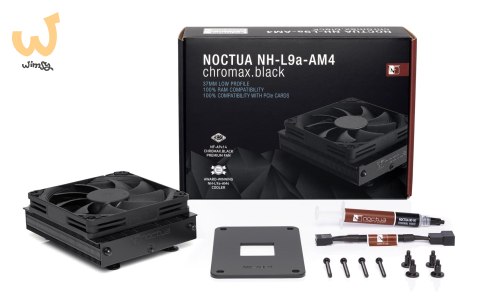Chłodzenie CPU NOCTUA NH-L9A-AM4 chromax.black Chłodzenie CPU NOCTUA NH-L9A-AM4 chromax.black
