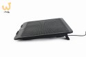 GEMBIRD PODSTAWKA CHŁODZĄCA POD NOTEBOOKA 15" 1X WENTYLATOR 12CM, PODŚWIETLENIE LED, NBS-1F15-04
