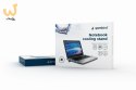 GEMBIRD PODSTAWKA CHŁODZĄCA POD NOTEBOOKA 15" 1X WENTYLATOR 12CM, PODŚWIETLENIE LED, NBS-1F15-04