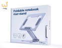 GEMBIRD SKŁADANA PODSTAWKA POD NOTEBOOKA 15,6" SREBRNA