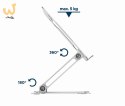 GEMBIRD SKŁADANA PODSTAWKA POD NOTEBOOKA 15,6" SREBRNA