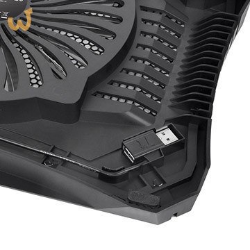 Podkładka chłodząca pod laptop Thermaltake Massive V20 CL-N004-PL20BL-A (17.x cala; 1 wentylator) Podkładka chłodząca pod laptop Thermaltake Massive V20 CL-N004-PL20BL-A (17.x cala; 1 wentylator)