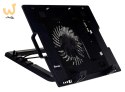 Podstawka chłodząca pod notebook VAKOSS LF-1860AL (17.x cala; 1 wentylator; HUB)