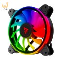 SAVIO ZESTAW 4 WENTYLATORÓW ARGB 120 MM WRAZ Z KONTROLEREM ORAZ PILOTEM FAN-01