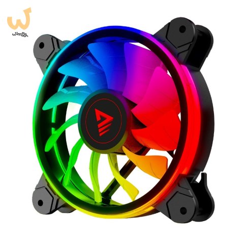 SAVIO ZESTAW 4 WENTYLATORÓW ARGB 120 MM WRAZ Z KONTROLEREM ORAZ PILOTEM FAN-01 SAVIO ZESTAW 4 WENTYLATORÓW ARGB 120 MM WRAZ Z KONTROLEREM ORAZ PILOTEM FAN-01