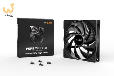 Wentylator BE QUIET! PURE WINGS 3 140mm PWM high-speed Wentylator BE QUIET! PURE WINGS 3 140mm PWM high-speed