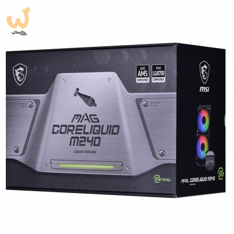 Chłodzenie wodne MSI MAG CORELIQUID M240 Chłodzenie wodne MSI MAG CORELIQUID M240