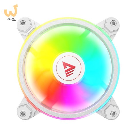 SAVIO ZESTAW 4 WENTYLATORÓW ARGB 120 MM WRAZ Z KONTROLEREM ORAZ PILOTEM FAN-01 WHITE SAVIO ZESTAW 4 WENTYLATORÓW ARGB 120 MM WRAZ Z KONTROLEREM ORAZ PILOTEM FAN-01 WHITE