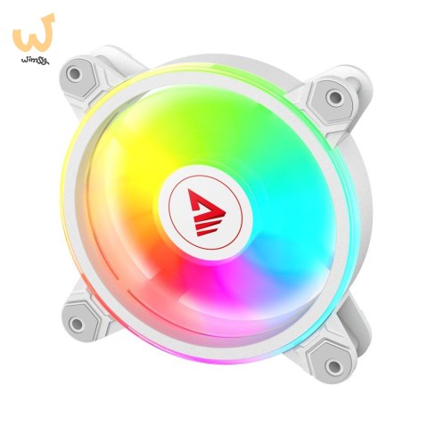 SAVIO ZESTAW 4 WENTYLATORÓW ARGB 120 MM WRAZ Z KONTROLEREM ORAZ PILOTEM FAN-01 WHITE SAVIO ZESTAW 4 WENTYLATORÓW ARGB 120 MM WRAZ Z KONTROLEREM ORAZ PILOTEM FAN-01 WHITE