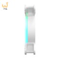 SAVIO ZESTAW 4 WENTYLATORÓW ARGB 120 MM WRAZ Z KONTROLEREM ORAZ PILOTEM FAN-01 WHITE