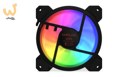 Zestaw wentylatorów KRUX Lunar ARGB KIT 3x120 MM Zestaw wentylatorów KRUX Lunar ARGB KIT 3x120 MM