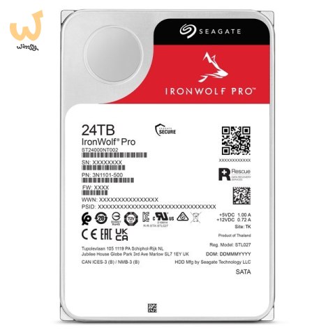 HDD Seagate IronWolf Pro 24TB SATA ST24000NT002 HDD Seagate IronWolf Pro 24TB SATA ST24000NT002