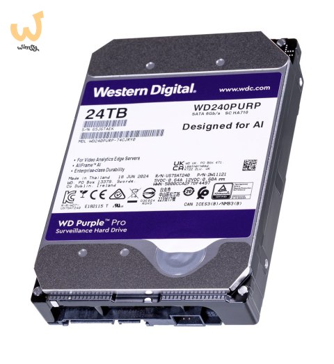 HDD WD Purple Pro 24TB SATA WD240PURP HDD WD Purple Pro 24TB SATA WD240PURP