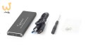 Kieszeń GEMBIRD EE2280-U3C-01 (M.2; Micro USB 3.0 B; Aluminium; kolor czarny)