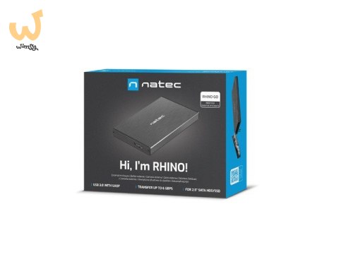 Obudowa NATEC Rhino GO NKZ-0941 (2.5"; USB 3.0; Aluminium; kolor czarny) Obudowa NATEC Rhino GO NKZ-0941 (2.5"; USB 3.0; Aluminium; kolor czarny)