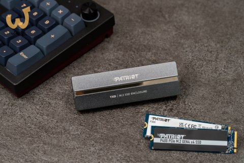 Patriot TXD obudowa USB3.2 do SSD M.2 NVMe 1.3, do 8TB - Aluminium Patriot TXD obudowa USB3.2 do SSD M.2 NVMe 1.3, do 8TB - Aluminium