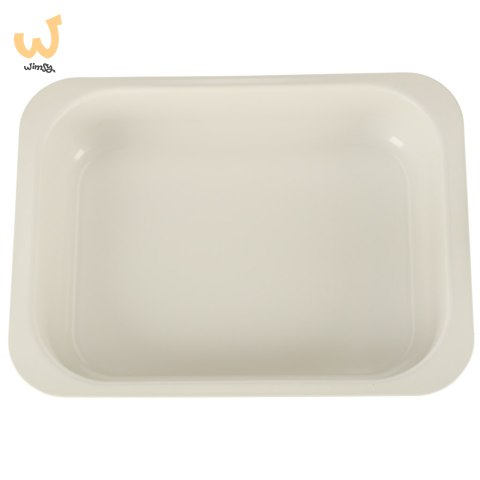 Blacha do pieczenia tortownica forma do ciast wypieków tłoczona 29cm x 22cm x 6cm brązowa Blacha do pieczenia tortownica forma do ciast wypieków tłoczona 29cm x 22cm x 6cm brązowa