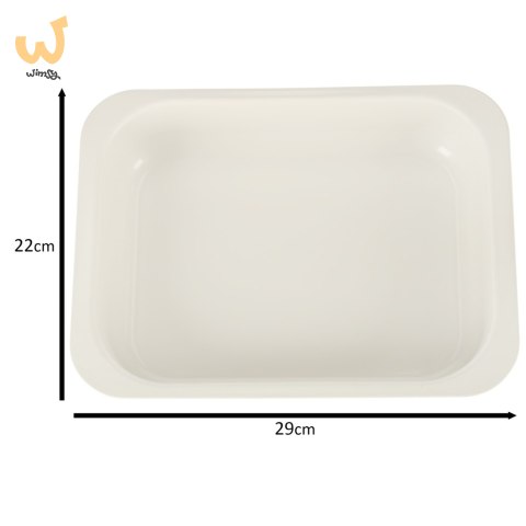 Blacha do pieczenia tortownica forma do ciast wypieków tłoczona 29cm x 22cm x 6cm brązowa Blacha do pieczenia tortownica forma do ciast wypieków tłoczona 29cm x 22cm x 6cm brązowa