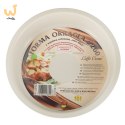 Blacha do pieczenia tortownica forma okrągła do tortów tart guiche 26cm brązowa