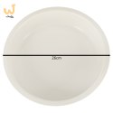 Blacha do pieczenia tortownica forma okrągła do tortów tart guiche 26cm brązowa