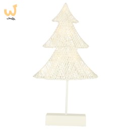 Choinka świecąca dekoracja świąteczna 10 LED 39 cm ciepły biały