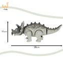 Dinozaur Triceratops zabawka interaktywna na baterie chodzi świeci ryczy