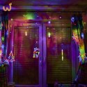 Lampki LED kurtyna renifer dzwonek mix świąteczne choinkowe 2,5m 138LED multikolor 8 trybów świecenia IP44