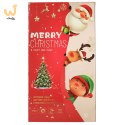 Lampki LED wisząca dekoracja okna świąteczna Merry Christmas XXL 45cm