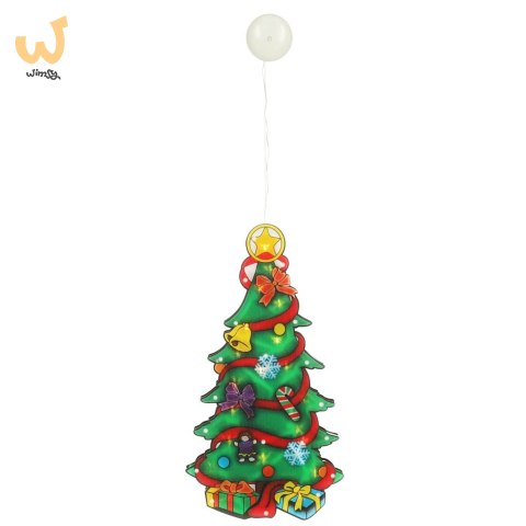Lampki LED wisząca dekoracja okna świąteczna choinka XXL 45cm Lampki LED wisząca dekoracja okna świąteczna choinka XXL 45cm