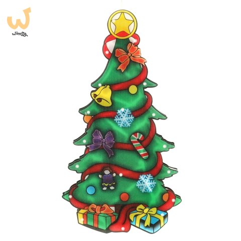 Lampki LED wisząca dekoracja okna świąteczna choinka XXL 45cm Lampki LED wisząca dekoracja okna świąteczna choinka XXL 45cm