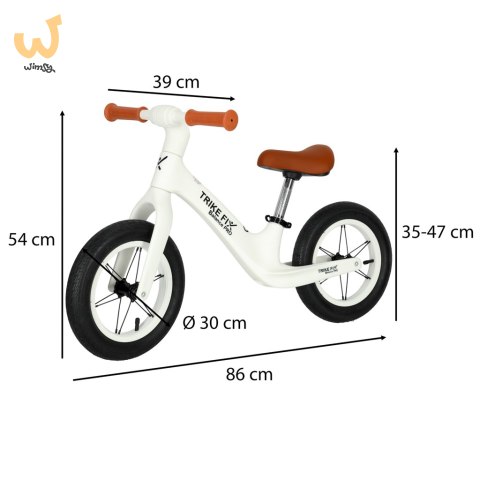 Rowerek biegowy Trike Fix Balance PRO biały Rowerek biegowy Trike Fix Balance PRO biały