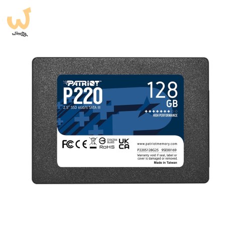 SSD Patriot P220 128GB SATA3 2,5"