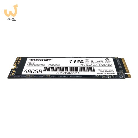 SSD Patriot P310 480GB M.2 2280 PCIe NVMe 4.0 x4 TLC SSD Patriot P310 480GB M.2 2280 PCIe NVMe 4.0 x4 TLC