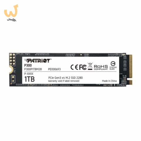 SSD Patriot Viper P300 M.2 PCI-Ex4 NVMe 1TB SSD Patriot Viper P300 M.2 PCI-Ex4 NVMe 1TB