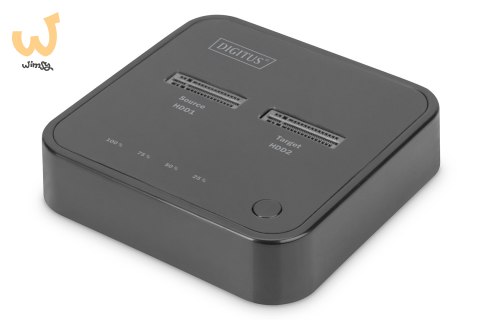 DIGITUS STACJA DOKUJĄCA DO SSD M.2 NVME Z FUNKCJĄ KLONOWANIA OFFLINE, USB-C, CZARNA DA-71545