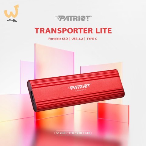 Patriot Transporter LT 2TB USB3.2 Type-C SSD 1000 MB/s Aluminium Patriot Transporter LT 2TB USB3.2 Type-C SSD 1000 MB/s Aluminium