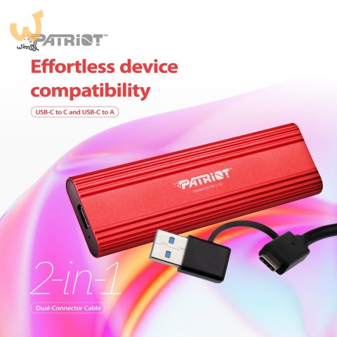 Patriot Transporter LT 2TB USB3.2 Type-C SSD 1000 MB/s Aluminium Patriot Transporter LT 2TB USB3.2 Type-C SSD 1000 MB/s Aluminium