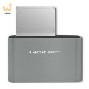 QOLTEC STACJA DOKUJĄCA HDD/SSD | 2.5"/3.5" SATA | USB 3.0