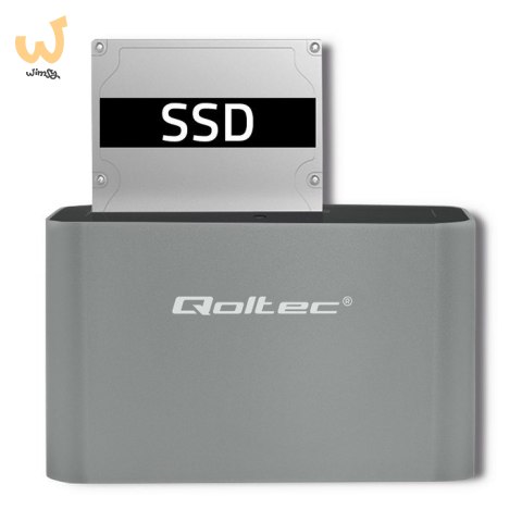 QOLTEC STACJA DOKUJĄCA HDD/SSD | 2.5"/3.5" SATA | USB 3.0 QOLTEC STACJA DOKUJĄCA HDD/SSD | 2.5"/3.5" SATA | USB 3.0