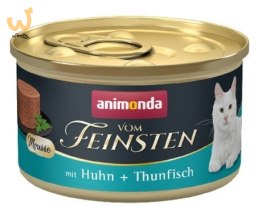 ANIMONDA Vom Feinsten Mus Kurczak i tuńczyk 85g