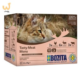 BOZITA kot Multibox mix mięso galaretka 12x85g