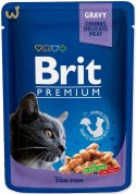 BRIT Cat Pouches Family Plate - mokra karma dla kota - 12 x 100g