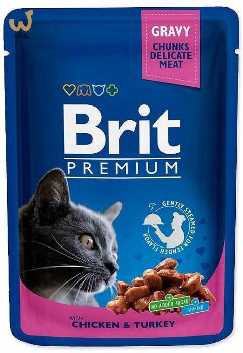 BRIT Cat Pouches Family Plate - mokra karma dla kota - 12 x 100g BRIT Cat Pouches Family Plate - mokra karma dla kota - 12 x 100g