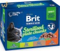 BRIT Premium Cat Sterilised Plate - mokra karma dla kota - 12x100 g