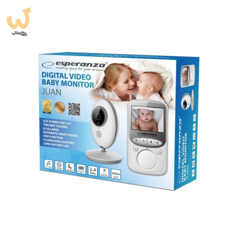 ESPERANZA NIANIA ELEKTRONICZNA Z WYŚWIETLACZEM LCD 2.4" JUAN EHM003 ESPERANZA NIANIA ELEKTRONICZNA Z WYŚWIETLACZEM LCD 2.4" JUAN EHM003