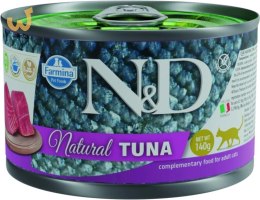 FARMINA N&D Cat Natural Tuńczyk - mokra karma dla kota - 140 g