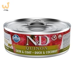 FARMINA N&D Cat Quinoa Duck&Coconut Adult - mokra karma dla kota - 70 g