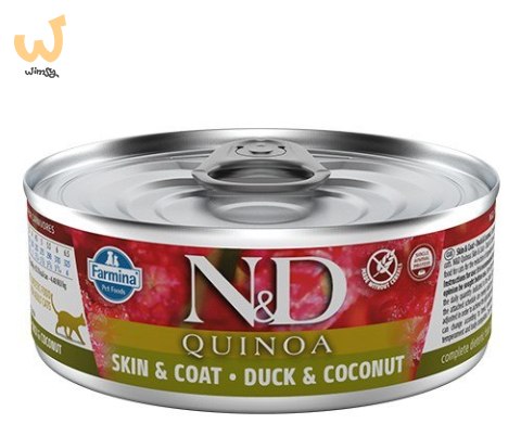 FARMINA N&D Cat Quinoa Duck&Coconut Adult - mokra karma dla kota - 70 g FARMINA N&D Cat Quinoa Duck&Coconut Adult - mokra karma dla kota - 70 g